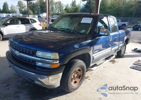 2002 Chevrolet Silverado 1500 Lt from USA, damaged, VIN 1GCEK19T72E206196